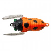 Soft Shell Cicada SSC-122 Orange Lady Beetle