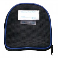 Shooting Head Wallet Thick Blue