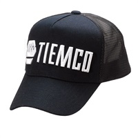 TIEMCO 5パネルメッシュキャップ ブラック