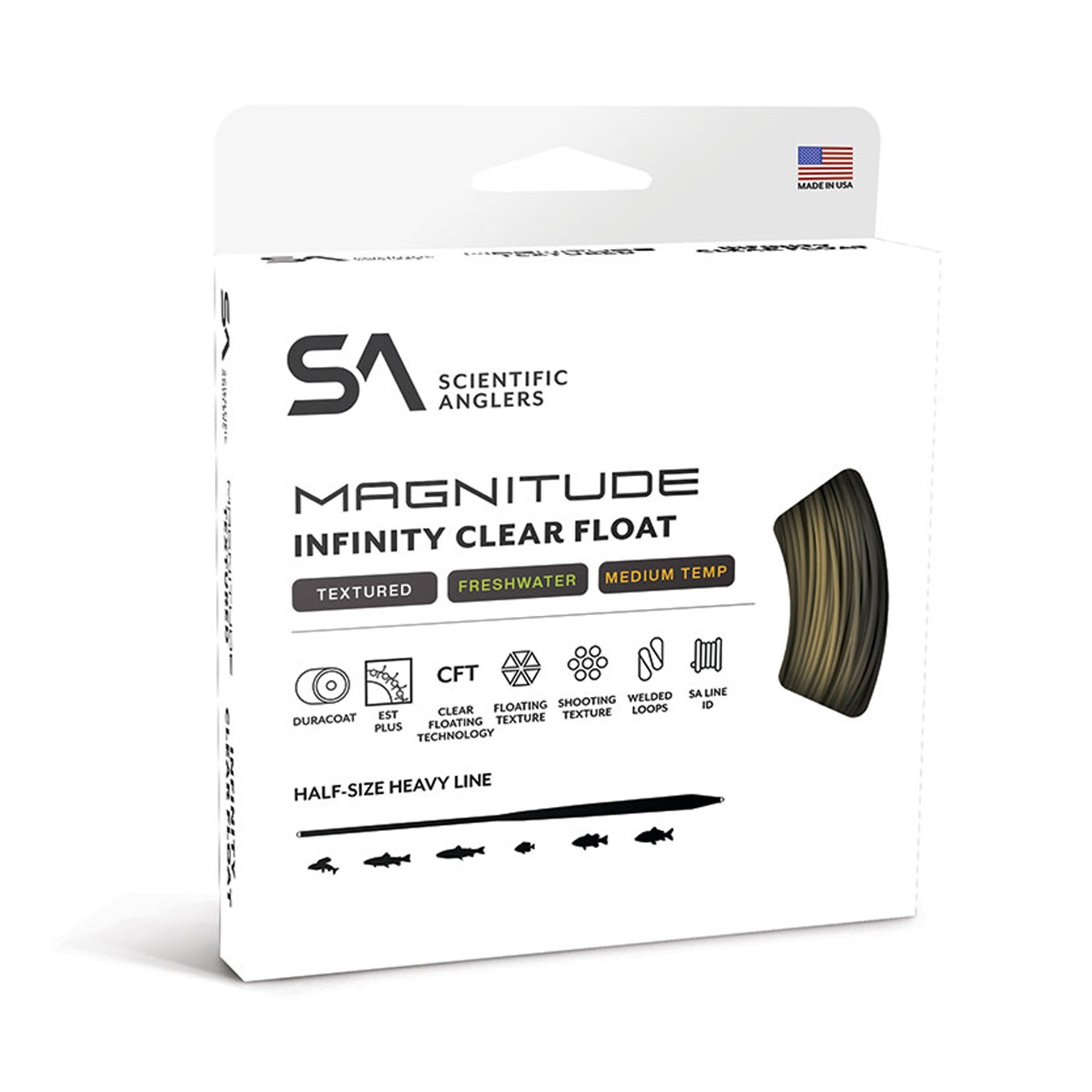 Magnitude Textured Infinity Clear Tip Float