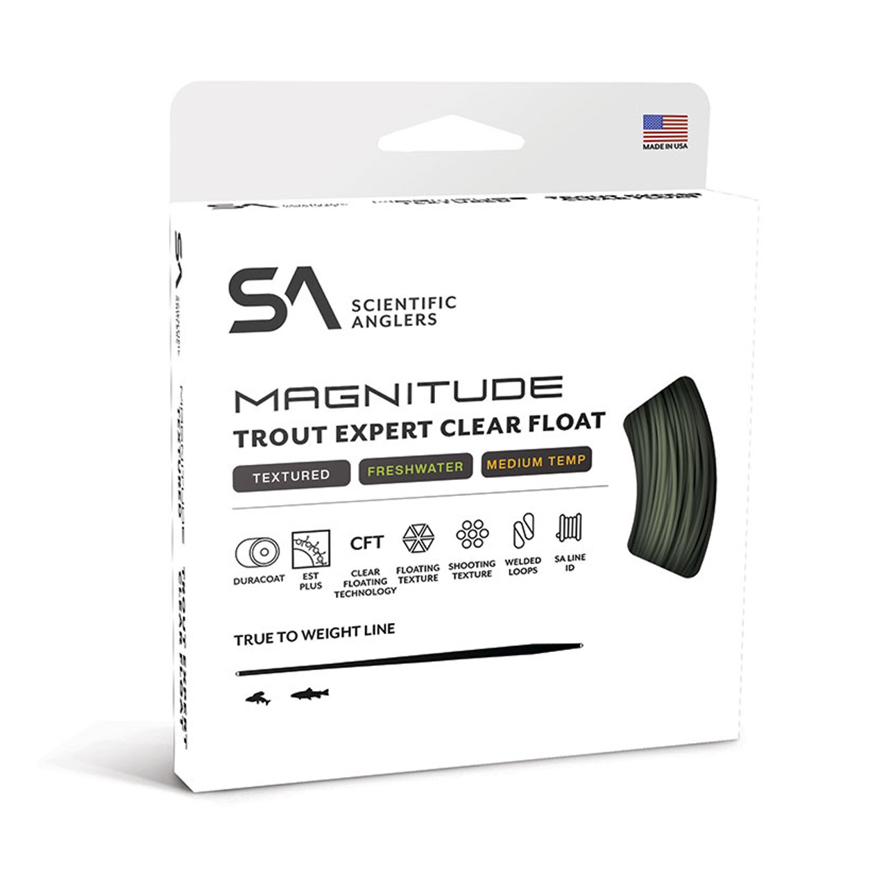 Magnitude Textured Trout EXP Clear Tip Float