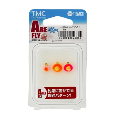 完成品フライセット　管理釣り場セレクション(A-02セット エッグパッケージ #14)