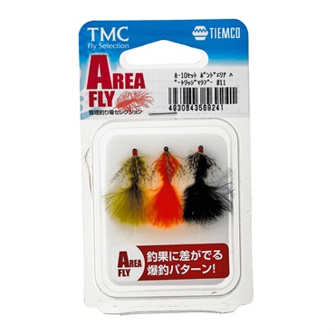 完成品フライセット　管理釣り場セレクション(A-10セット ポンドエリア パートリッジマラブー #11)