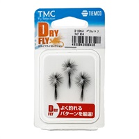 完成品フライセット　ドライフライセレクション(D-18セット　パラシュート ブラック #12)