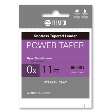 パワーテーパーリーダー(TIEMCO パワーテーパーリーダー11ft 0X)