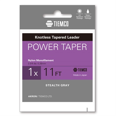 パワーテーパーリーダー(TIEMCO パワーテーパーリーダー11ft 1X)