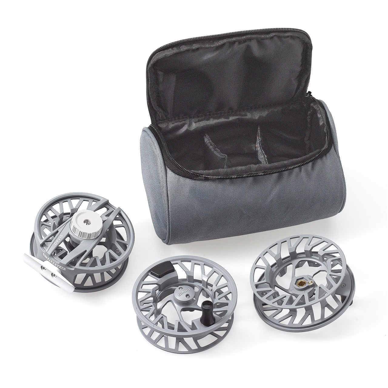 クリアウォーター  フライリール(クリアウォーターIVリール 3PKセット チャコール)