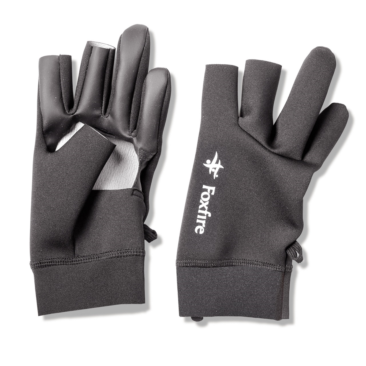 クロロプレンフィンガーレスグラブ(ブラック-M)