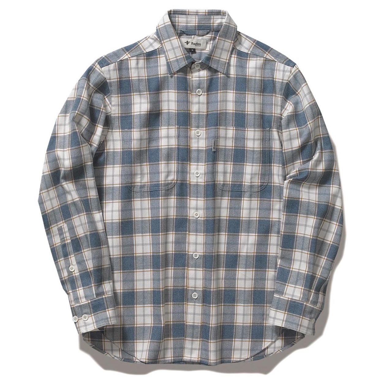TSウォームチェックシャツ  (Men's)(インディゴ-S)