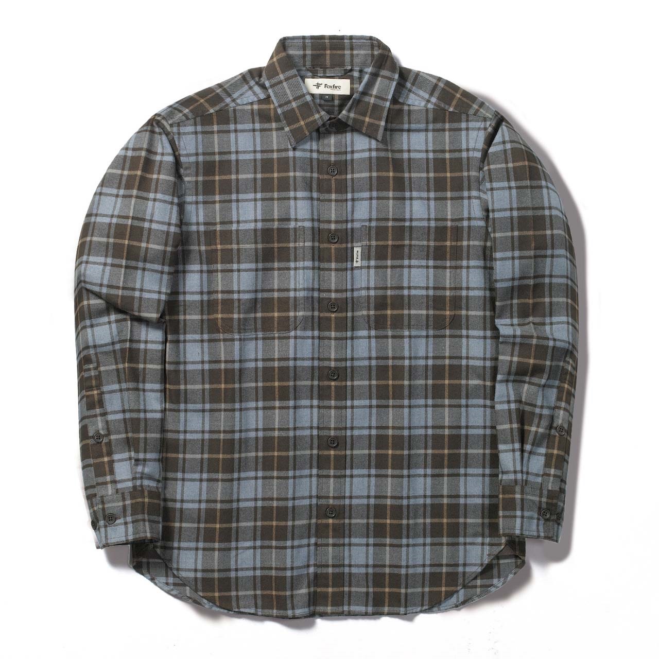 TSウォームチェックシャツ  (Men's)(ブラウン-S)