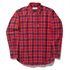 TSウォームチェックシャツ  (Men's)(レッド-S)