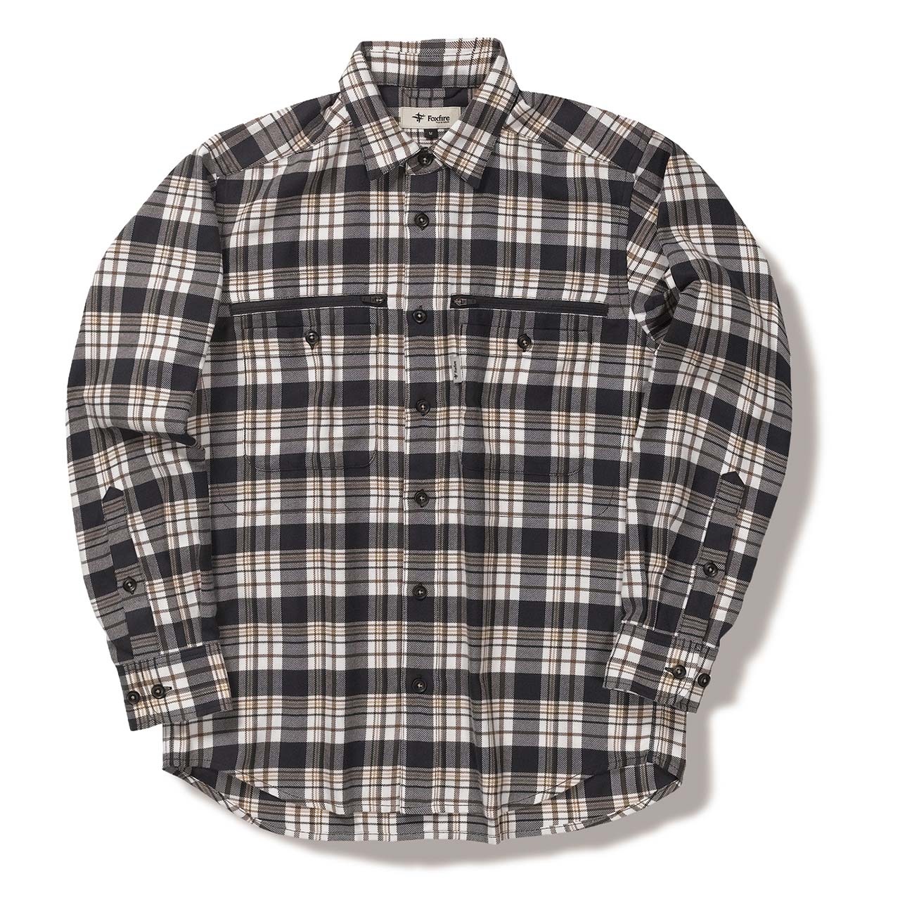 TSジッパーシャツ (Men's)(ネイビー-S)
