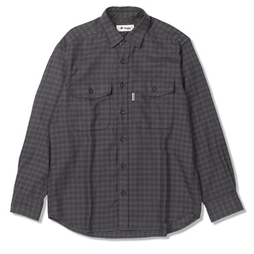 TSシャドーチェックシャツ(Men's)(ネイビー-S)