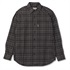 TSラフチェックシャツ(Men's)(チャコール-S)