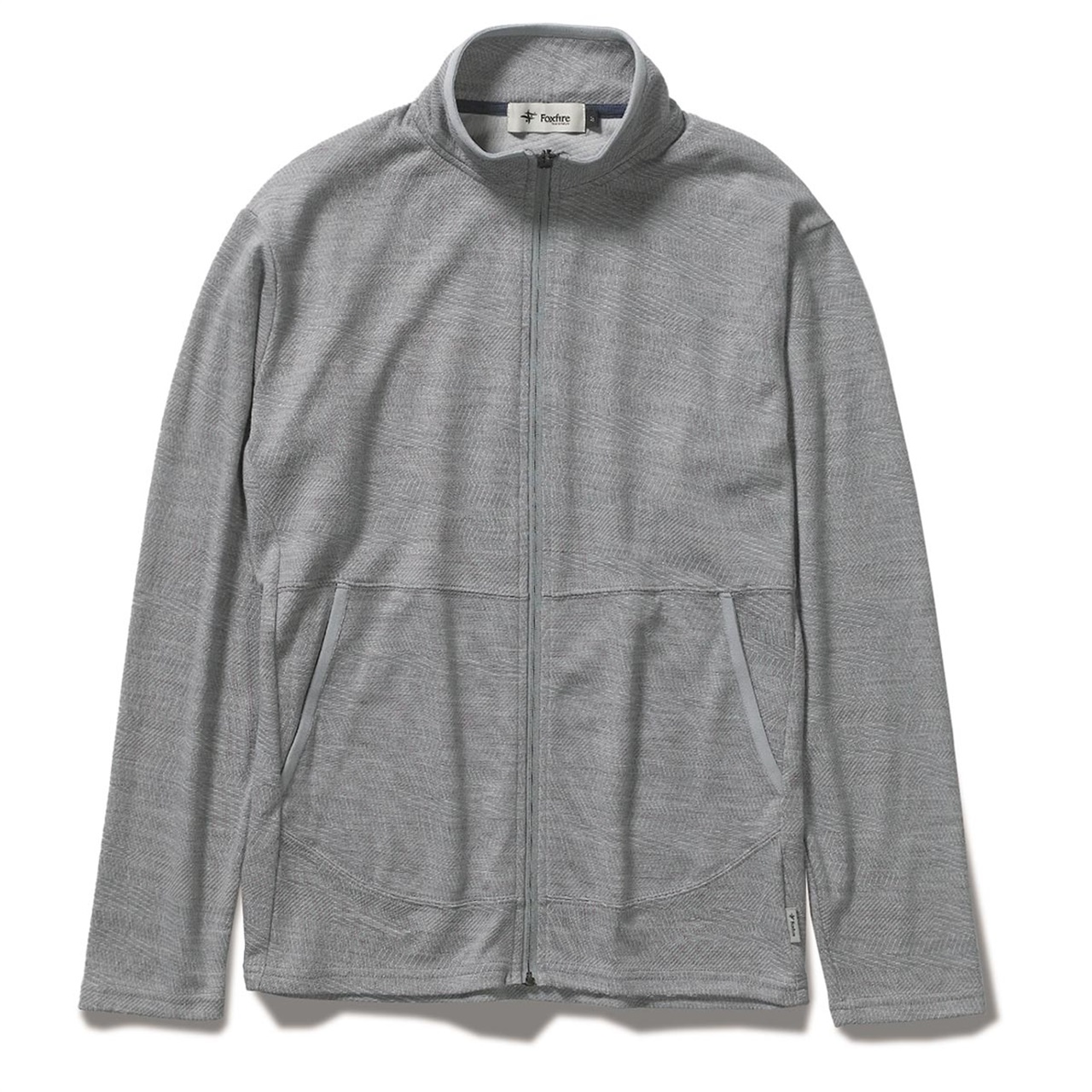 PPウールジャカードフルジップ (Men's)(グレー-M)