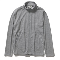 PPウールジャカードフルジップ (Men's)(グレー-M)