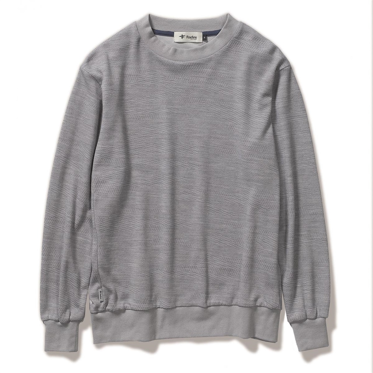 PPウールジャカードクルー (Men's)(グレー-S)