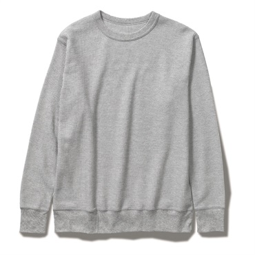 TCワッフルクルー (Men's)(グレー-M)