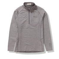 PPウールハーフジップ(Men's)(グレー-S)
