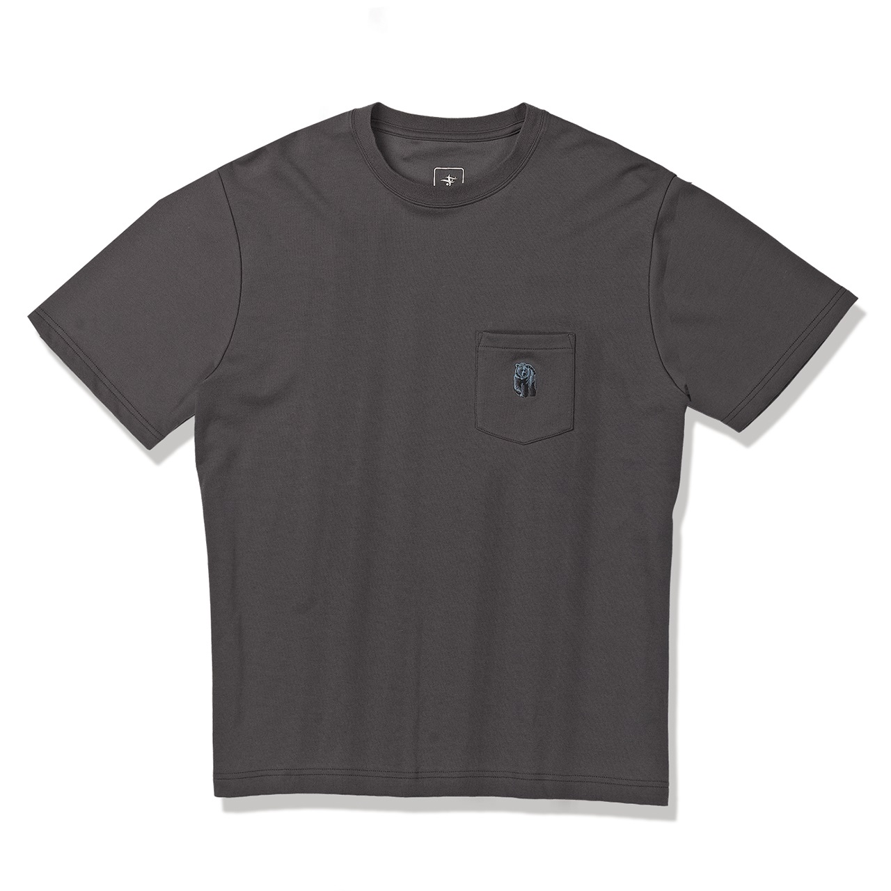 TCベアポケットティーS/S(チャコール-M)