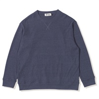ミニワッフルヘザークルー (Men's)(ネイビー-S)