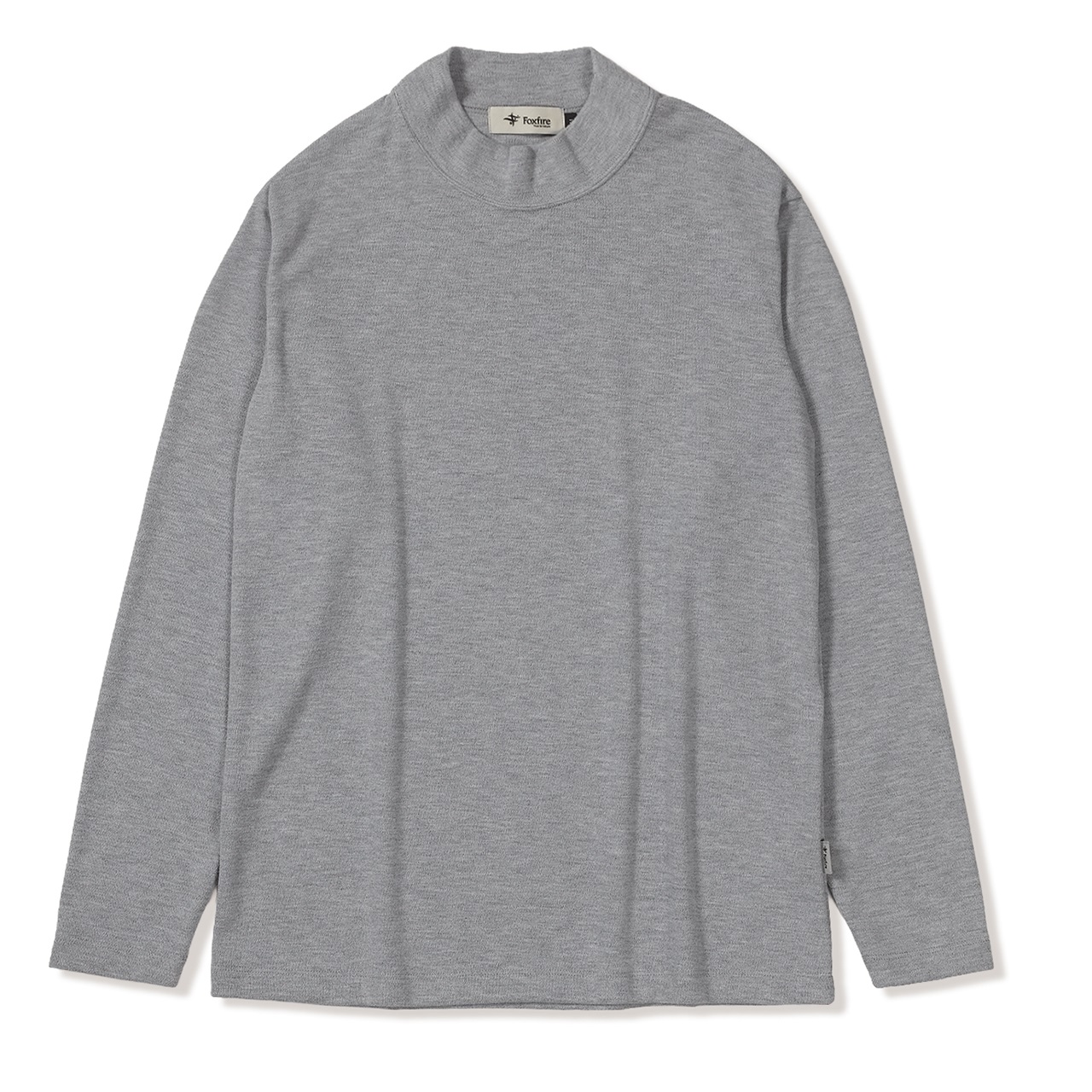 TSサーマルスムースモックネック (Men's)(グレー-S)