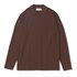 TSサーマルスムースモックネック (Men's)(ブラウン-S)