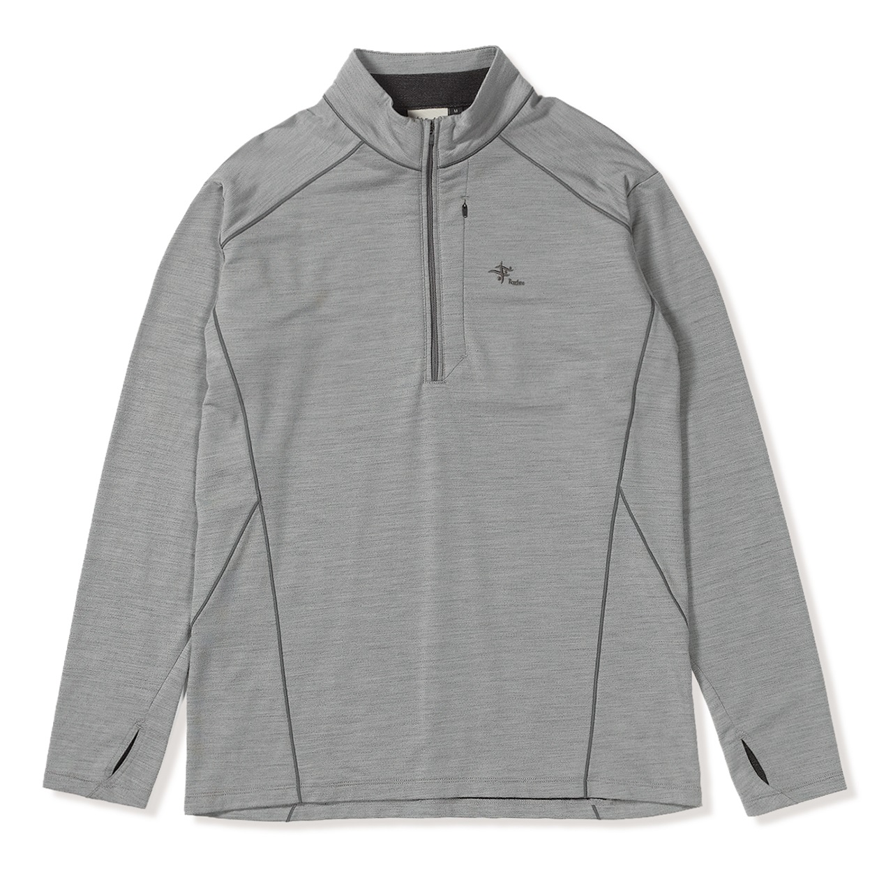 PPウールハーフジップ (Men's)(グレー-S)