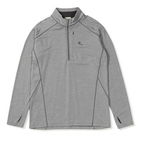 PPウールハーフジップ (Men's)(グレー-S)