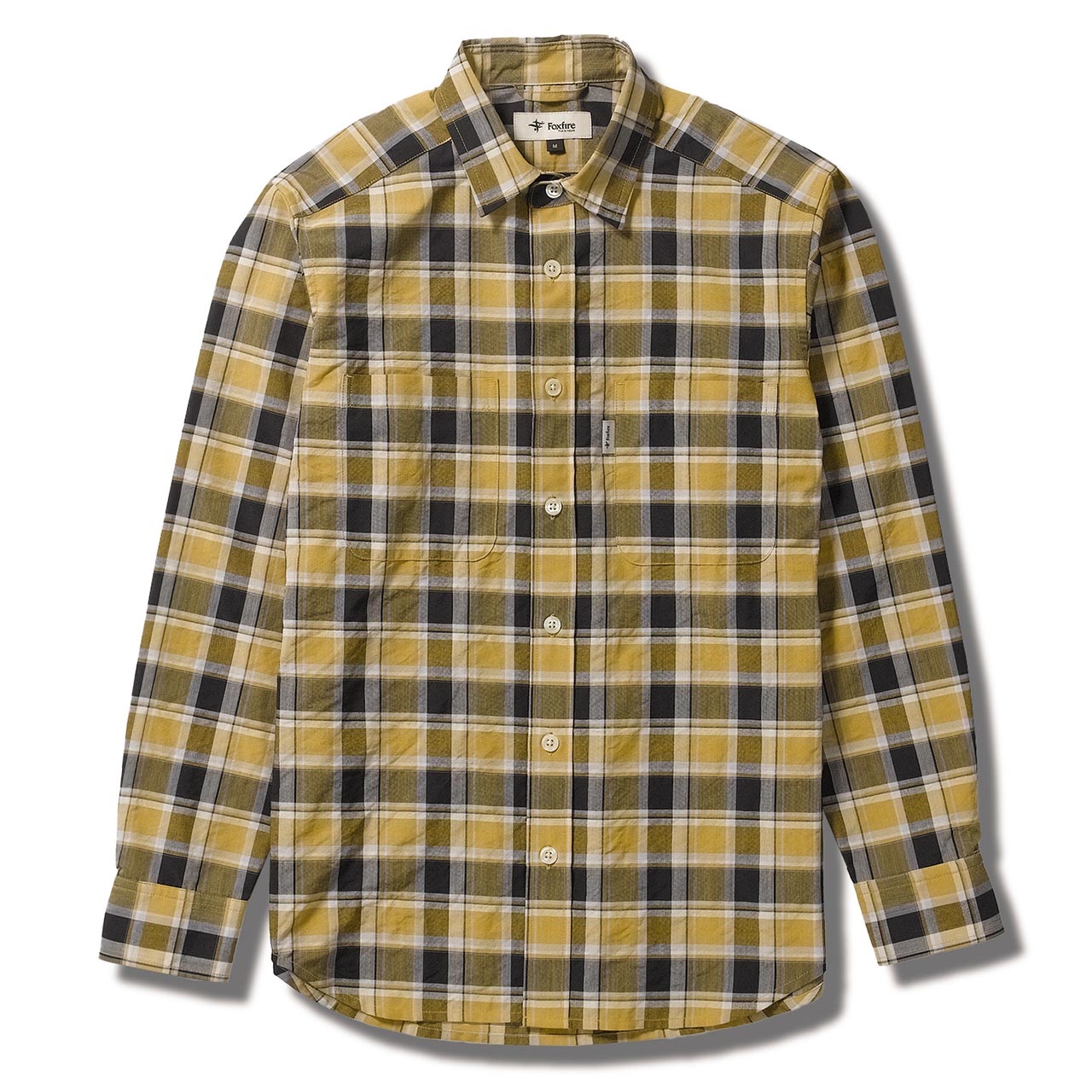 Cシールドプレザントシャツ (Men's)(イエロー-S)