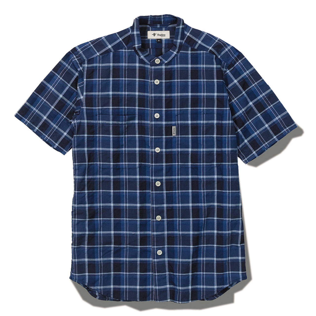CシールドプレザントシャツS/S (Men's)(インクブルー-S)