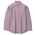 TSサッカーギンガムシャツ  (Men's)(レッドxネイビー-S)