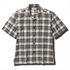 CシールドサーフェスチェックOCシャツS/S (Men's)(カーキ-S)