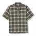 CシールドサーフェスチェックOCシャツS/S (Men's)(アッシュグリーン-S)