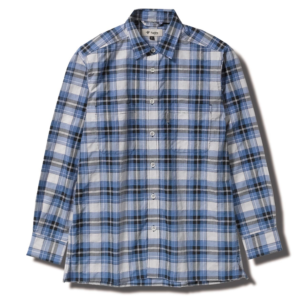Cシールドサーフェスチェックシャツ(Men's)(ブルー-S)
