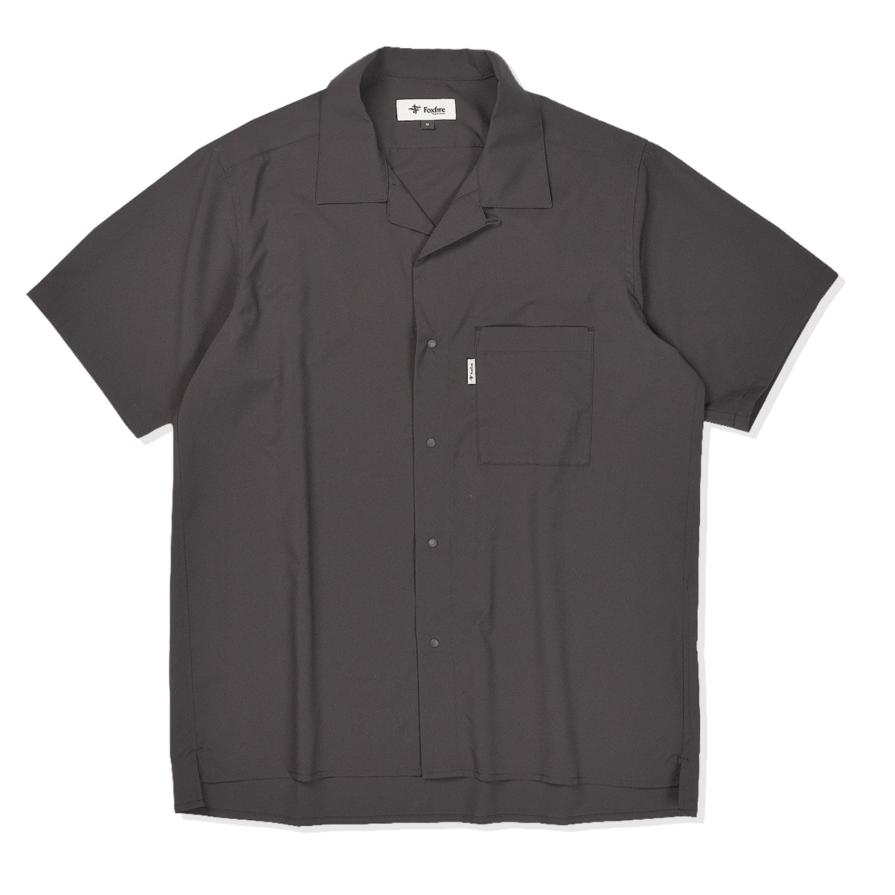 TSシェルシャツS/S(ブラック-M)