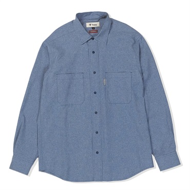 SCウェーブレットシャツ(ブルー-M)