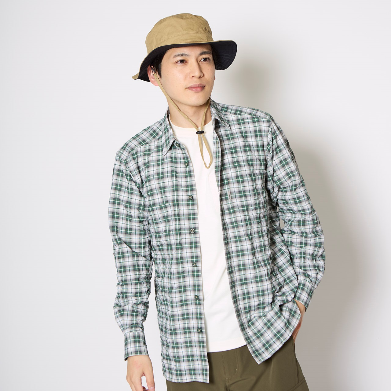 Cシールドバンピーチェックシャツ (Men's) | Foxfire ブランド公式