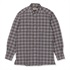 Cシールドバンピーチェックシャツ (Men's)(ベージュ-S)