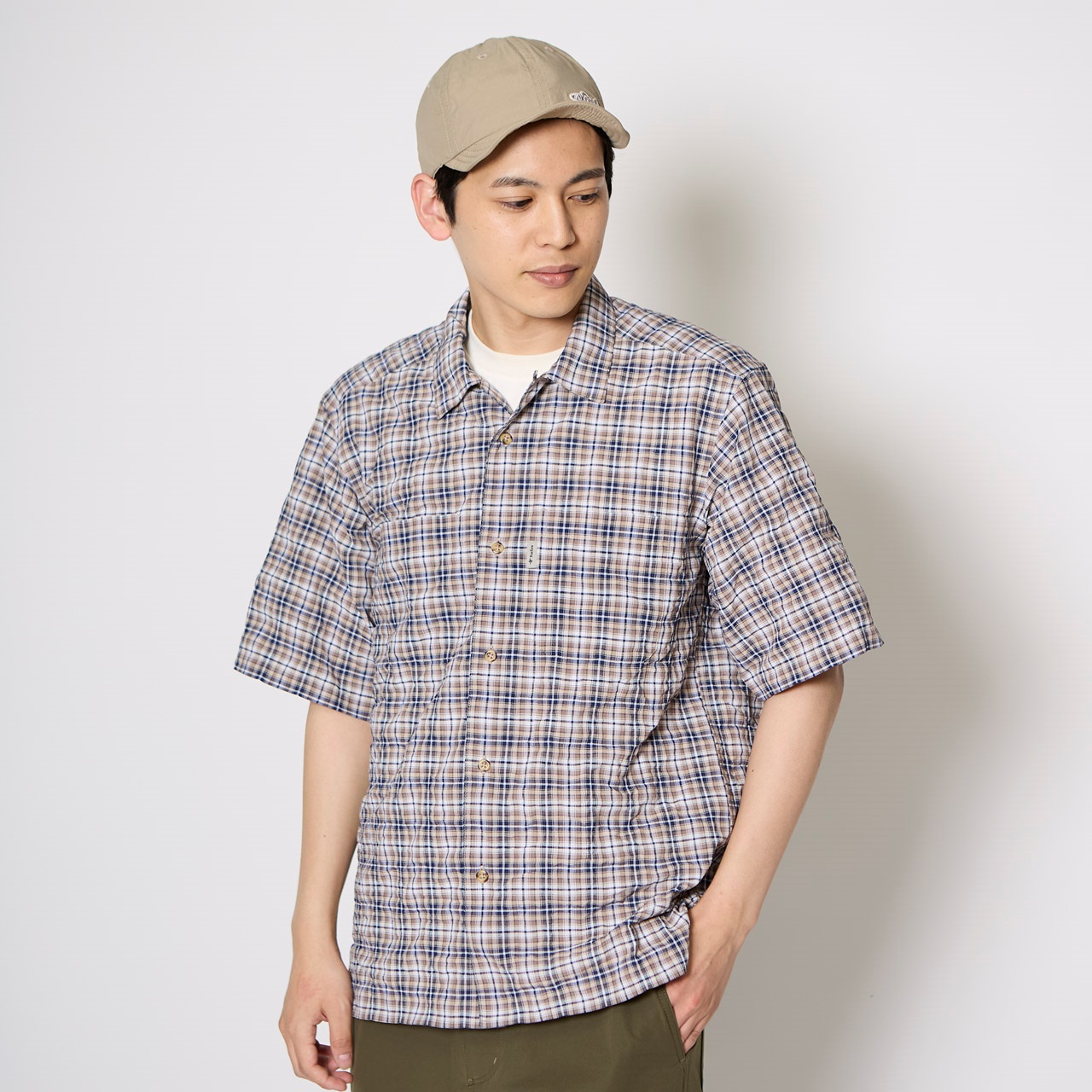 CシールドバンピーチェックシャツS/S (Men's) | Foxfire ブランド公式