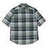 CシールドフレッシュチェックシャツS/S (Men's)(グリーン-S)
