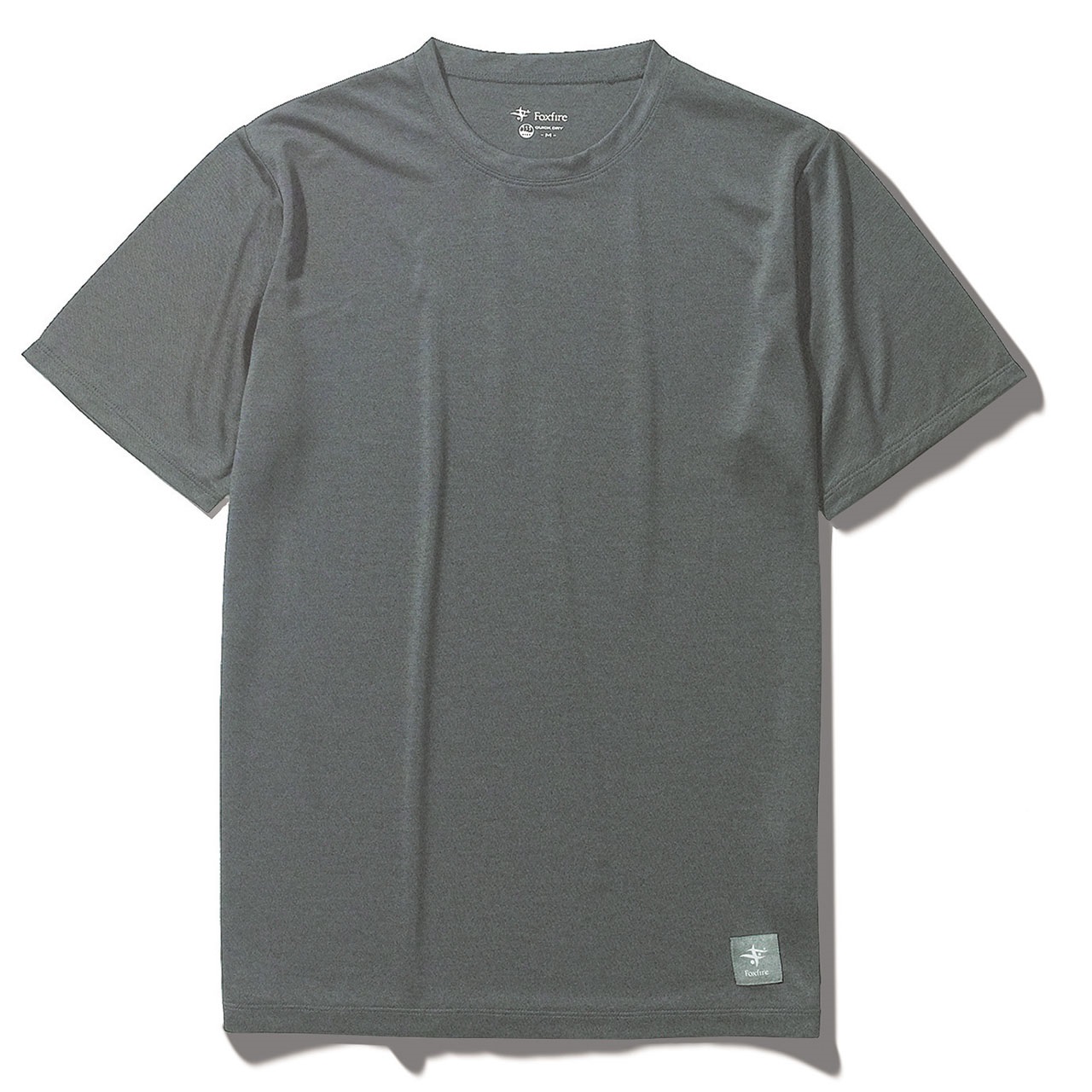 TS EXストレッチクルーS/S (Men's)(グレー-S)