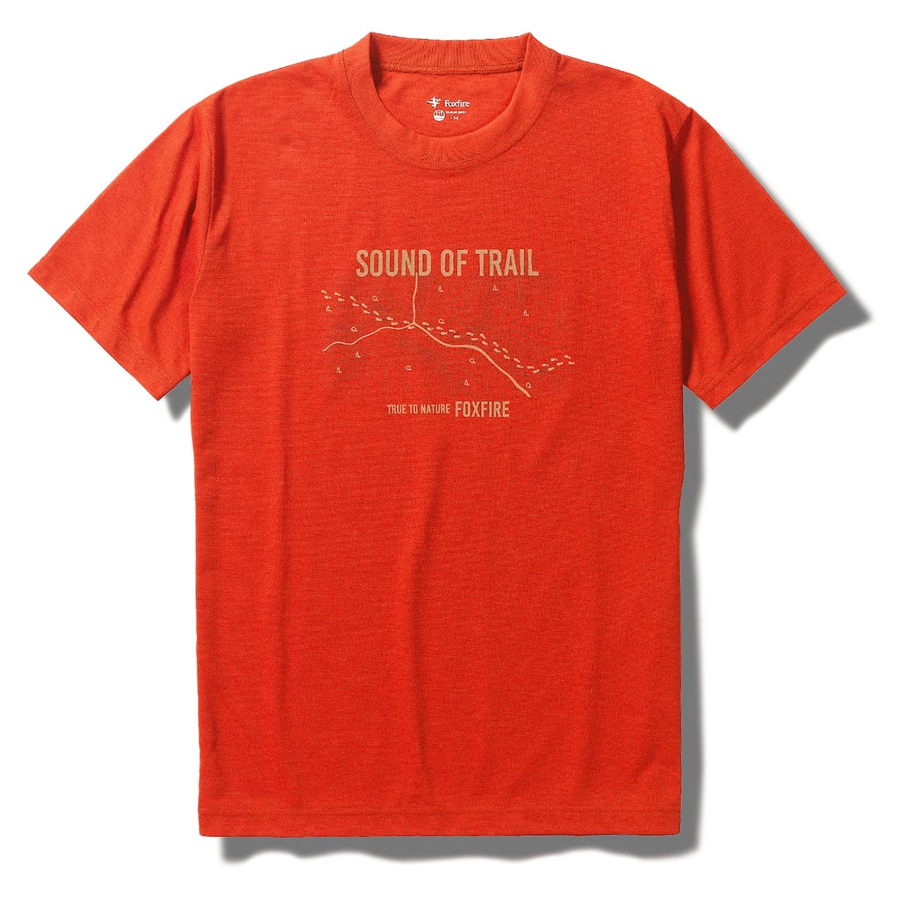 CシールドトレイルティーS/S(Men's)(レッド-S)