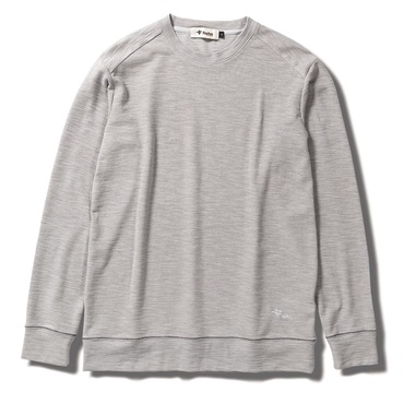 スラブリブクルー(Men's)(グレー-S)
