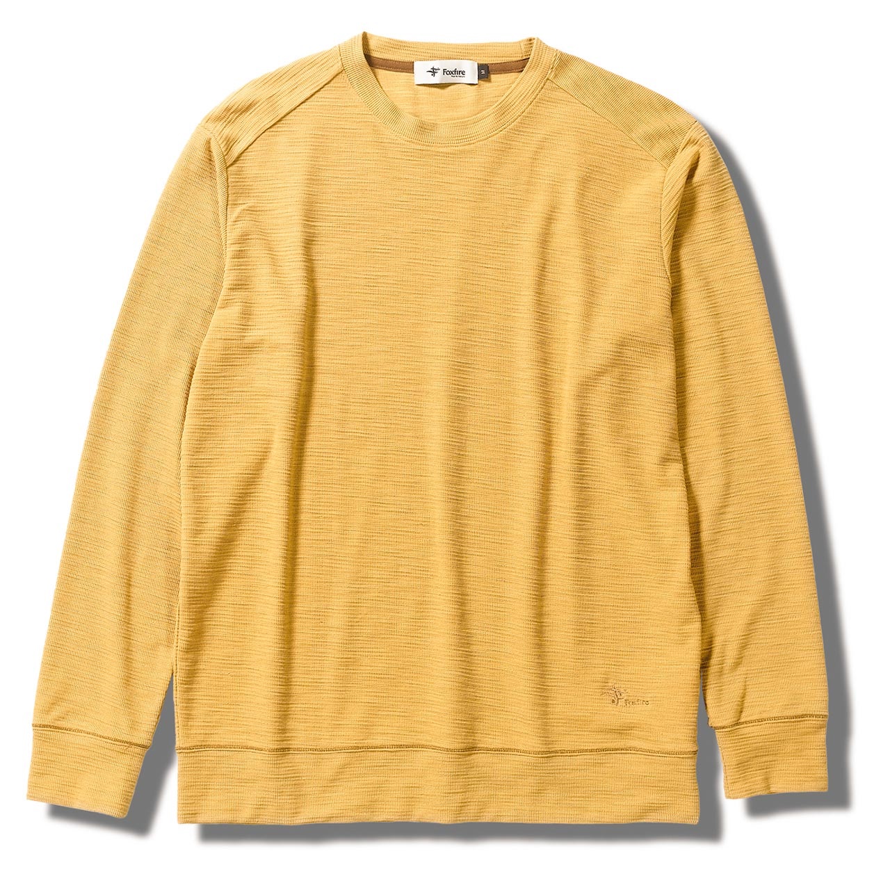 スラブリブクルー(Men's)(イエロー-S)
