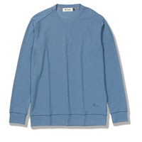 スラブリブクルー(Men's)(ライトブルー-S)