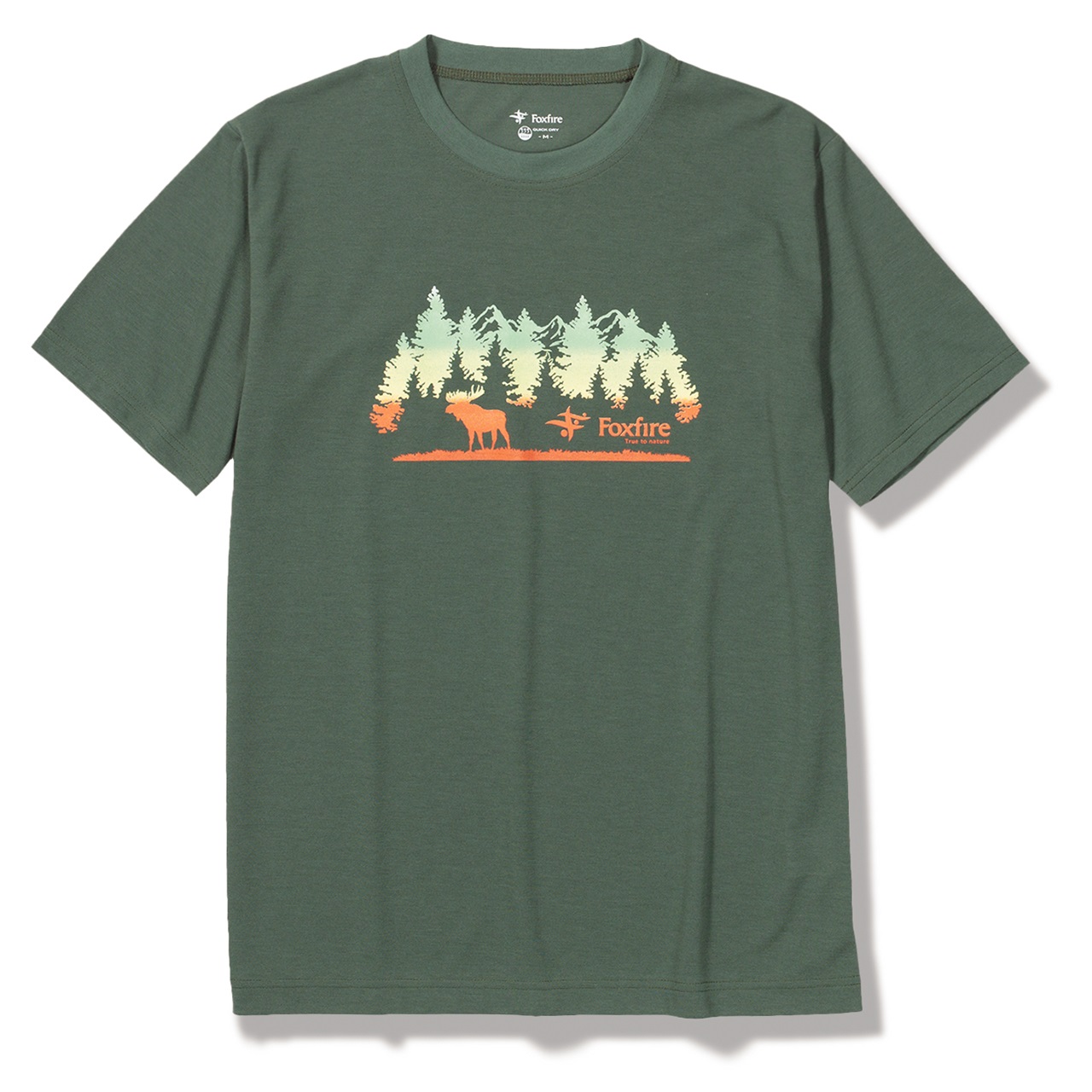 CシールドディアティーS/S (Men's)(アッシュグリーン-S)