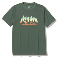 CシールドディアティーS/S (Men's)(アッシュグリーン-S)