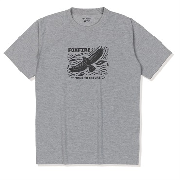 CシールドイーグルティーS/S (Men's)(グレー-S)
