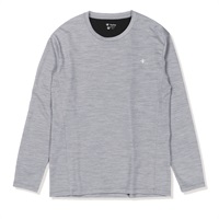 マイクログリッドウールクルー (Men's)(グレー-S)